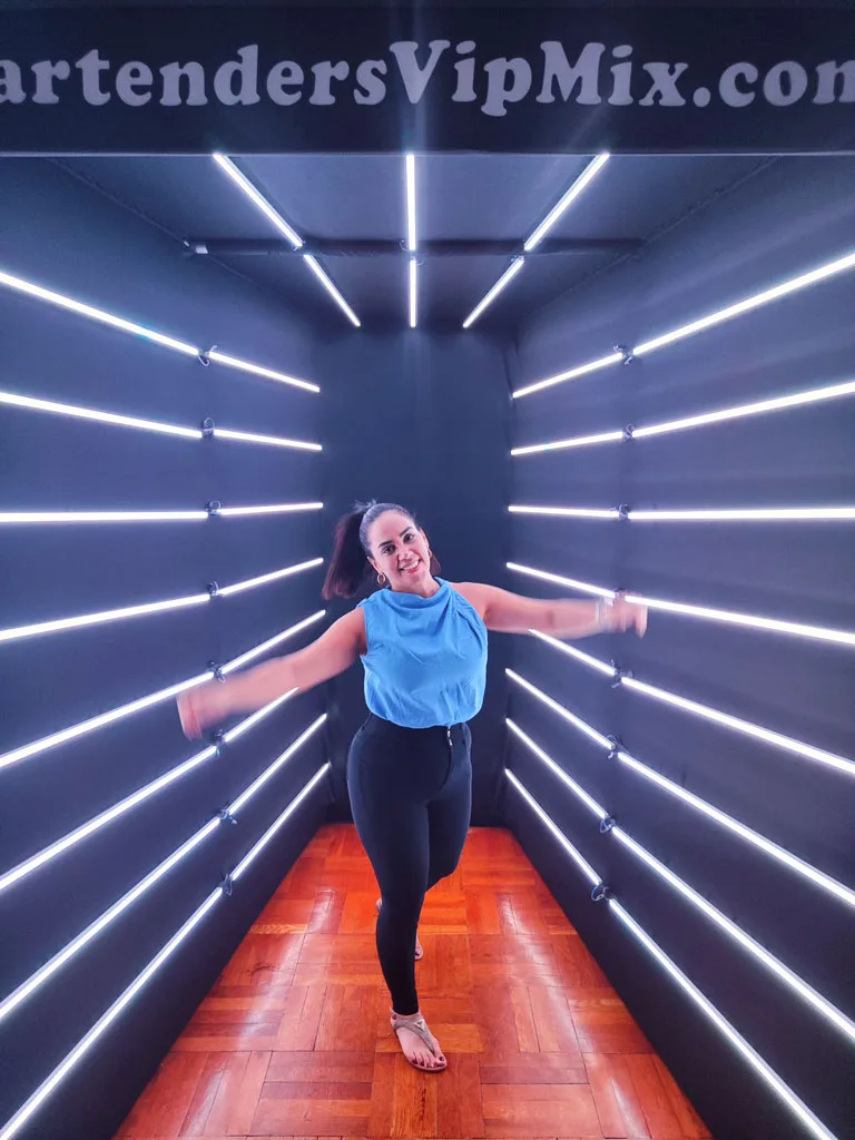 LED Backdrop tunnel. Photo Booth