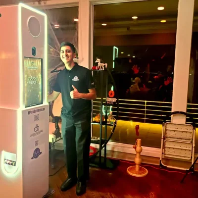 Photo Booth rental attendant